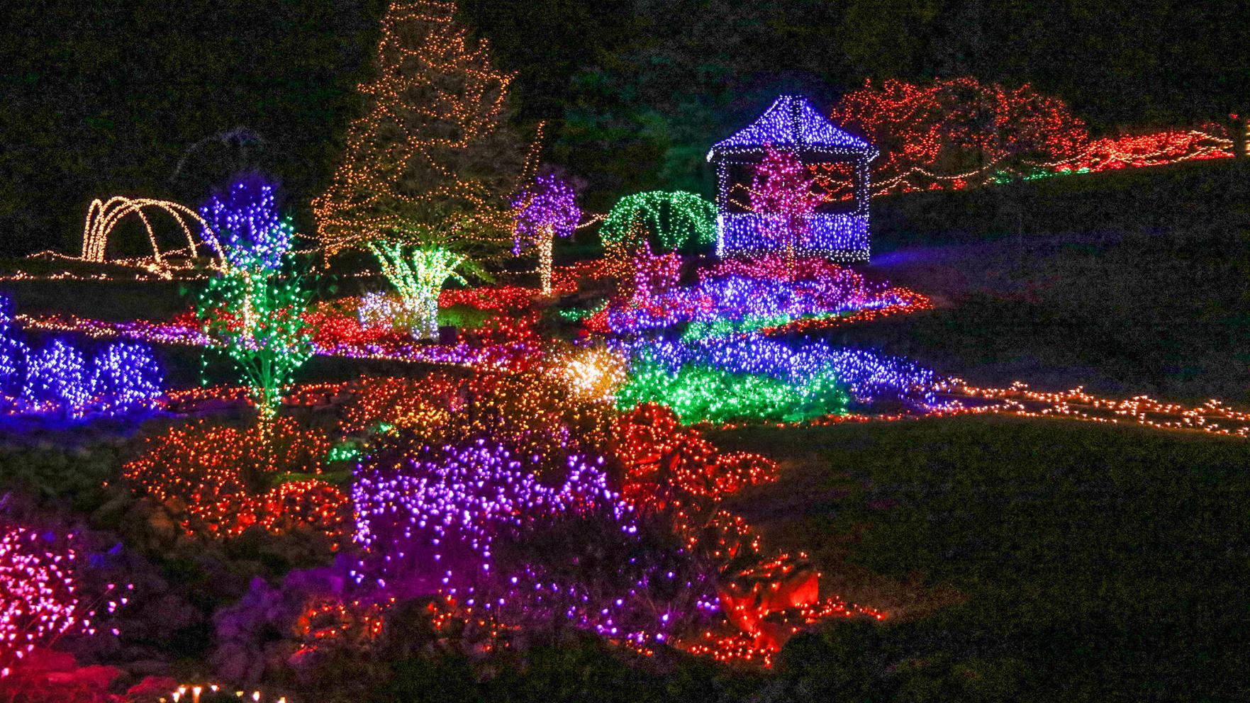 Garden Of Lights More Colorful Spectacular News Muskogeephoenix Com
