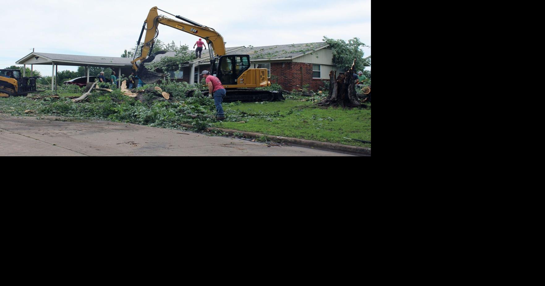 Residents cleaning up after more severe weather tears through Cherokee ...