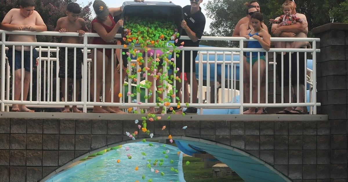 Rubber duckies invade water park to benefit Youth Volunteer Corps