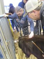 Oklahoma School for the Blind check out livestock show