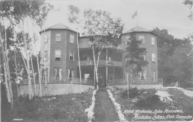 1906 photo postcard Muskoka Wharf, Gravenhurst Muskoka Lakes Ontario 1906 photo postcard Muskoka Wharf, Gravenhurst Muskoka Lakes Ontario