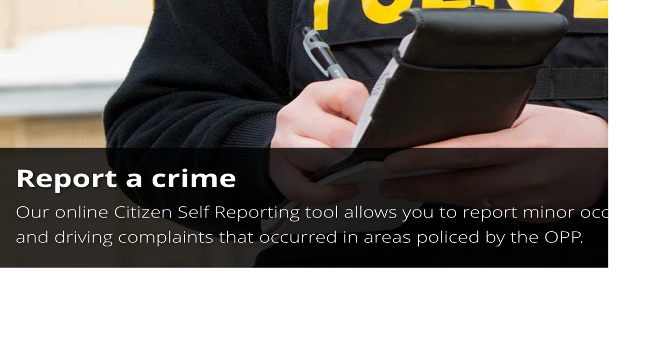 Reporting crimes in Parry Sound Muskoka? Police move calls online