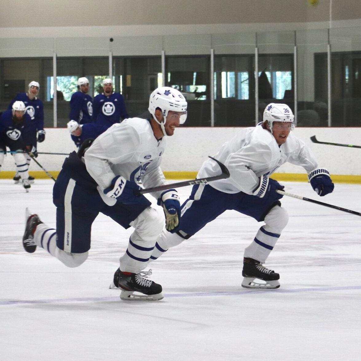 Toronto Maple Leafs hold open practice in Gravenhurst