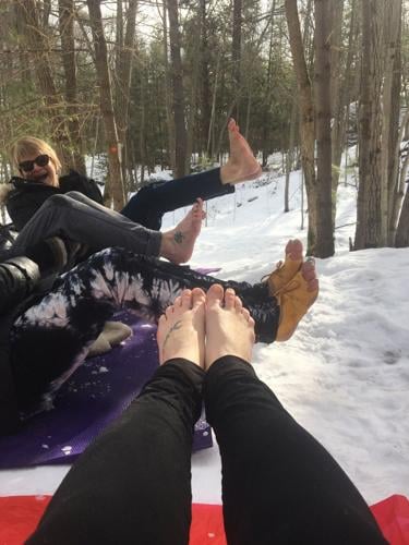 5 potential health benefits of going barefoot in snowy Muskoka