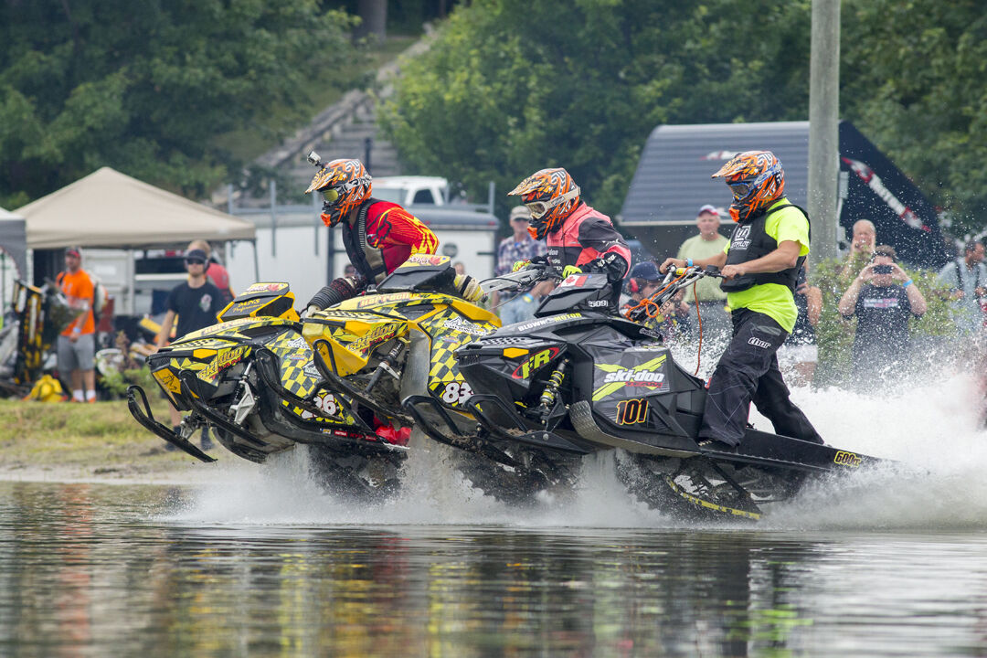 Watercross snowmobile races come to Muskoka