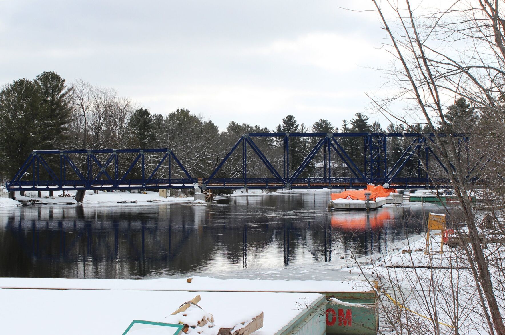 UPDATE What s going on here Gravenhurst s Hamlet Bridge now open