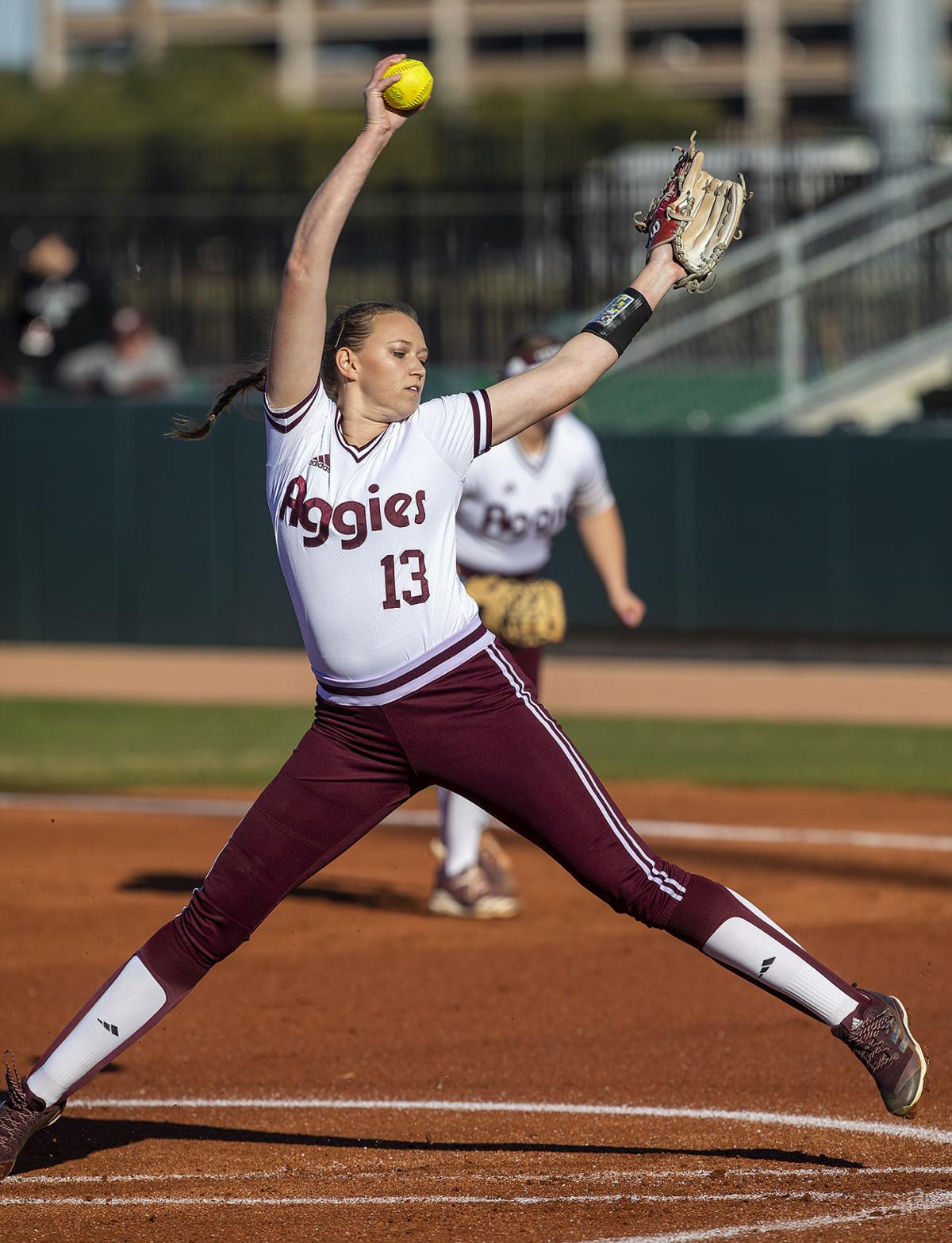 Aggie softball team wins pair at Reveille Classic Softball