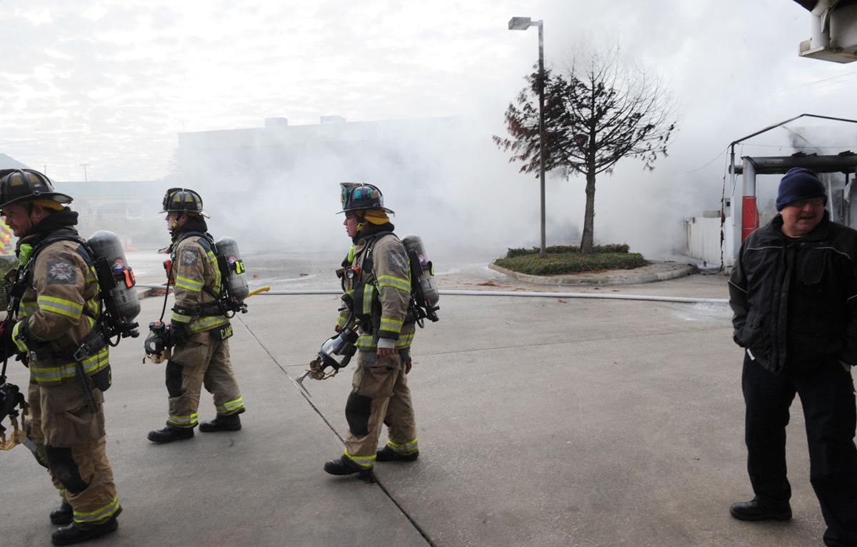 Car wash destroyed in fire off Rock Prairie Road in
