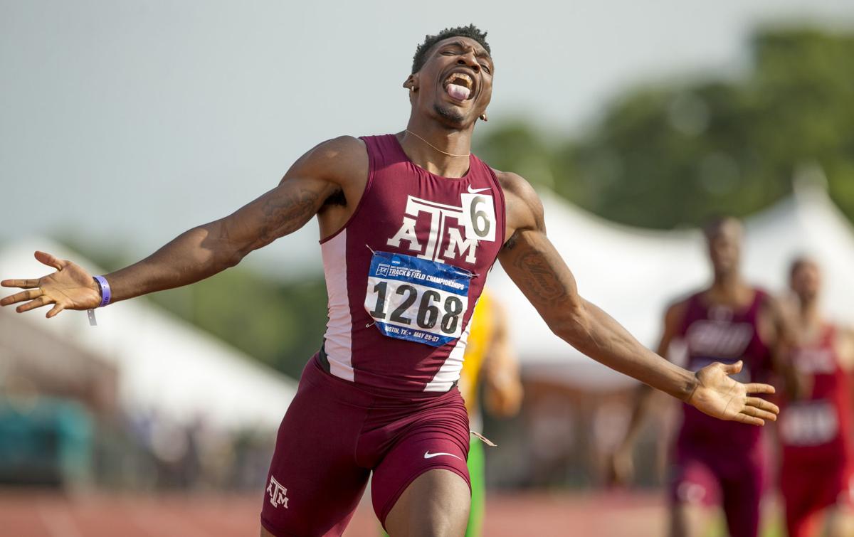 Fred Kerley breaks college record in men's 400 meters