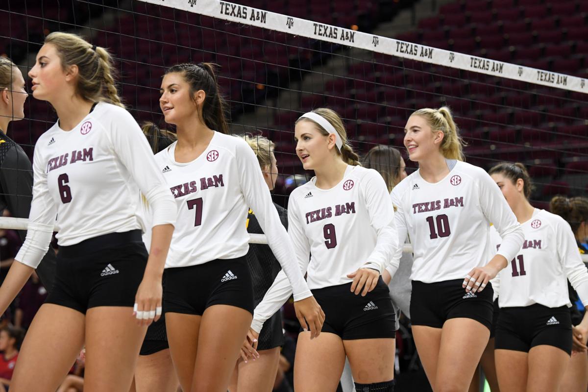 Aggie volleyball start