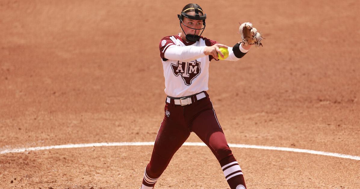 A&M softball team evens series at South Carolina behind Lessentine's 3-hitter