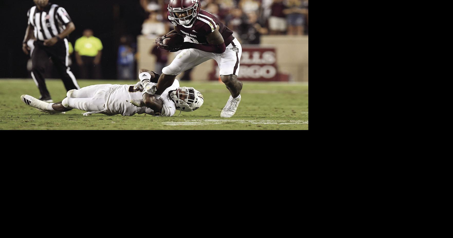 Pop Quiz with wide receiver Jhamon Ausbon | Texas A&M University Aggie ...