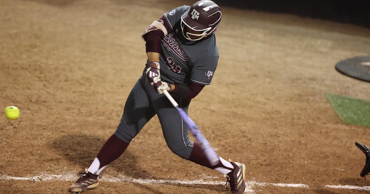 A&M softball team's 9-game win streak snapped by South Carolina