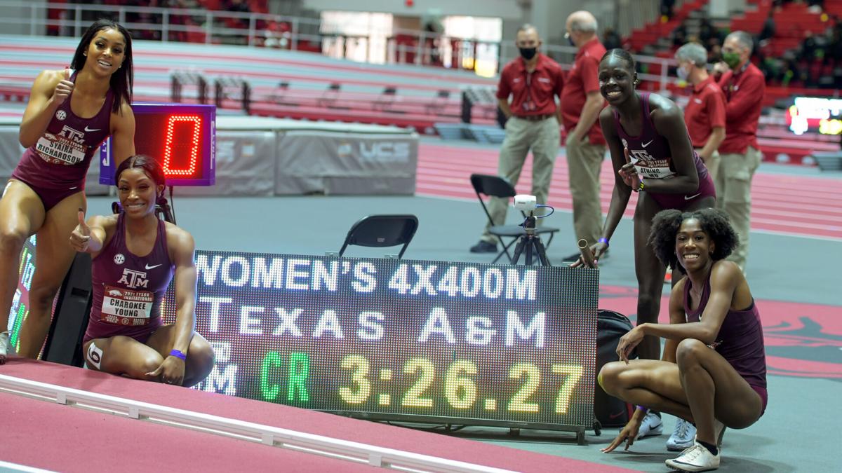 4x400 relay A&M women