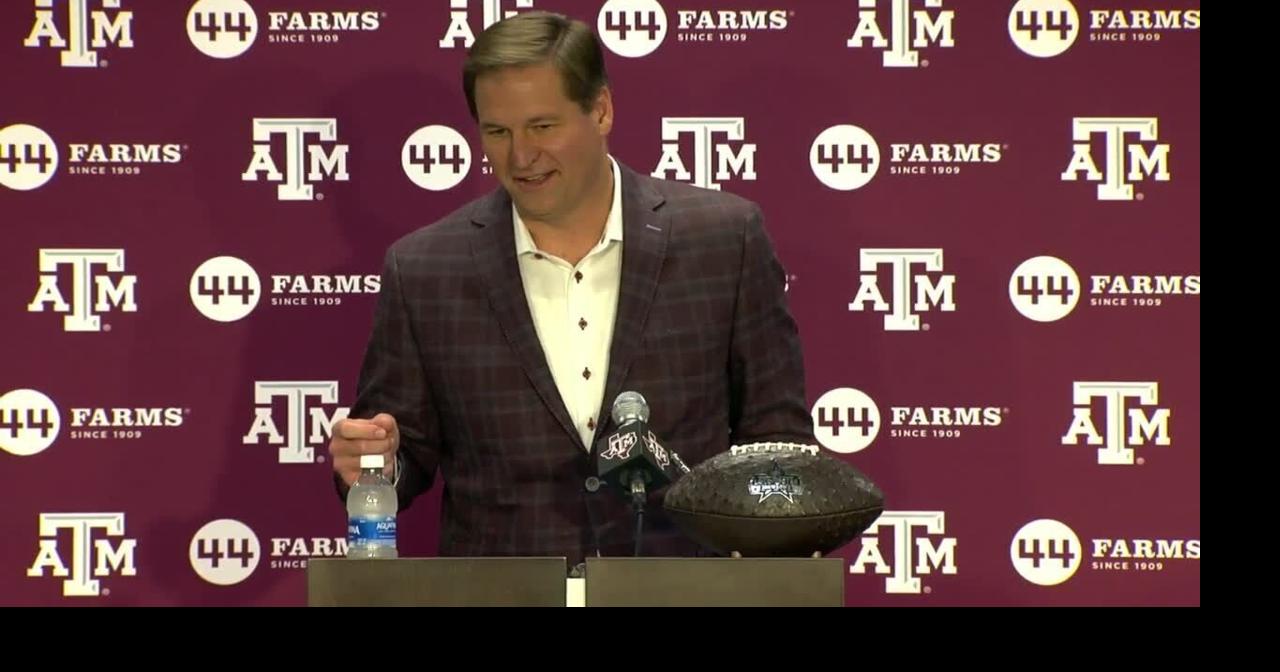 Watch: Texas A&M AD Trev Alberts discusses his, Mike Elko's new contracts and more