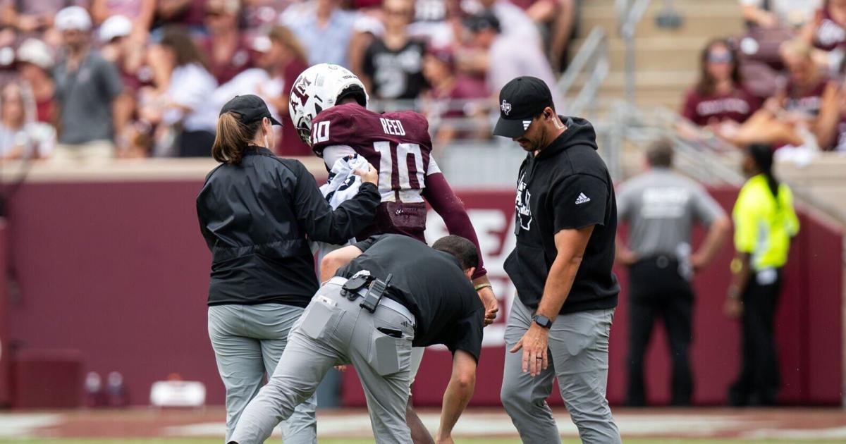 Texas A&M QB Reed, OL Zuhn expected to be fine after exiting game vs. Utah State