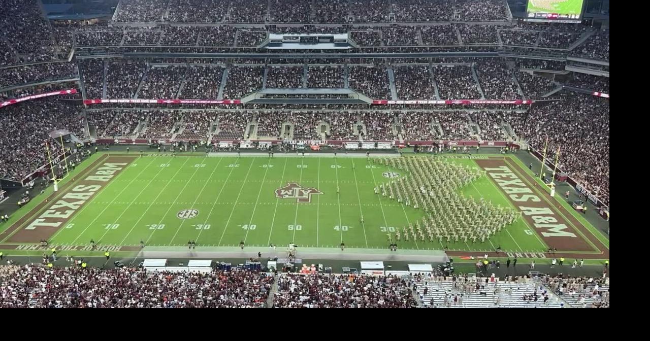 Video: Texas A&M Aggie Band halftime show vs. UTSA | Texas A&M ...
