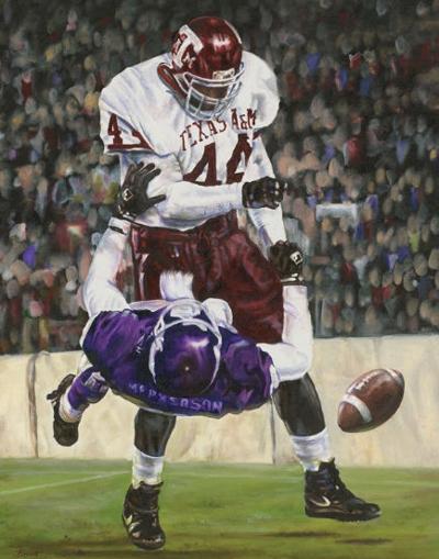"The Hit" painting