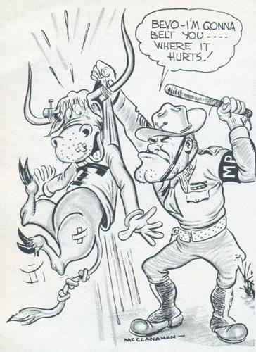 Ol Sarge cartoon on Tumlinson's birthday