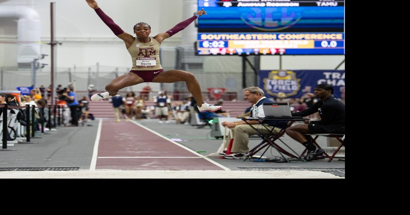 Texas A&M's Morgan Davis wins women's long jump to open SEC indoors