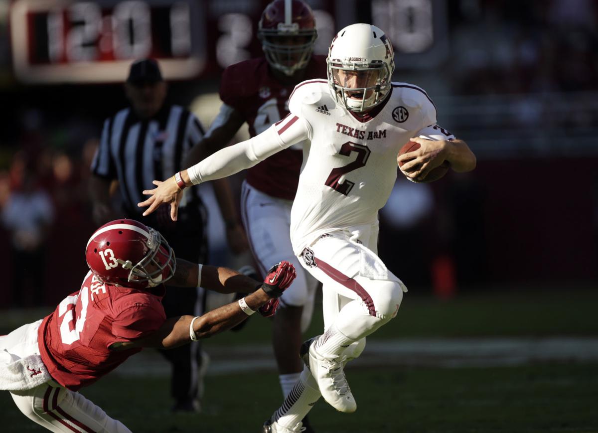 Johnny Manziel pro day: Texas A&M quarterback plans to throw in shoulder  pads and helmet 