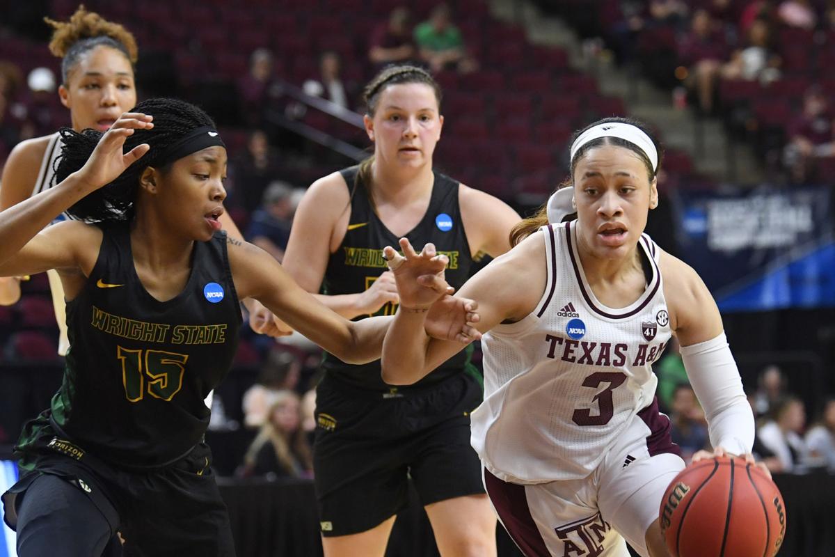 Texas A&M women's basketball team beats Wright State in NCAA tournament