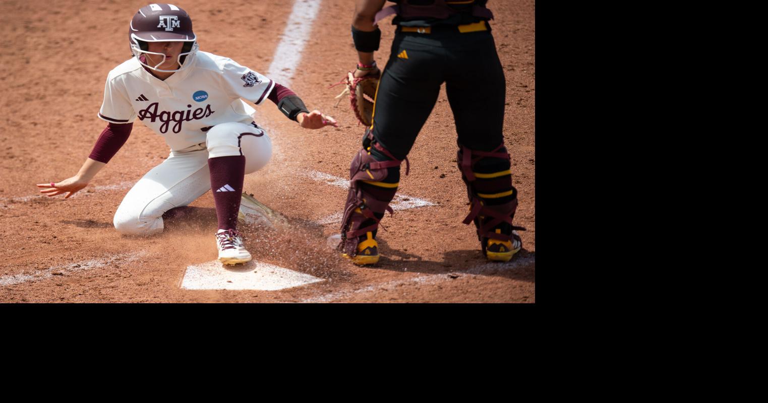 Arizona State scores 2 late runs to put A&M's softball season on life support