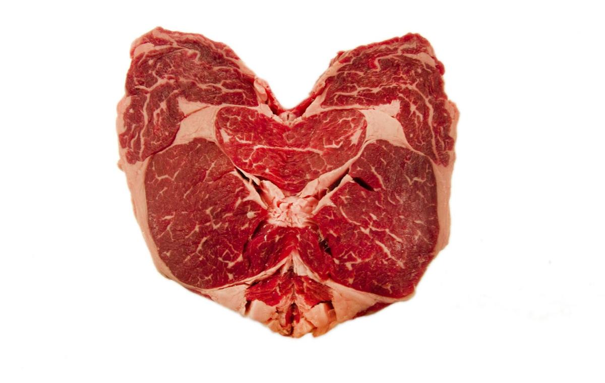 A Valentine for carnivores Heartshaped steaks available at A&M's