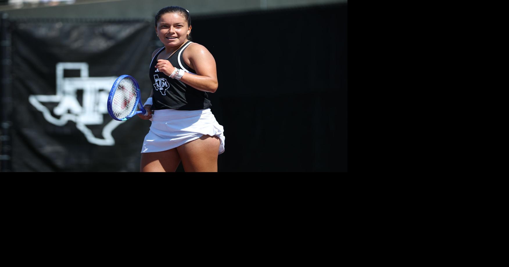 A&M women’s tennis team sweeps Quinnipiac in 1st round of NCAA tournament