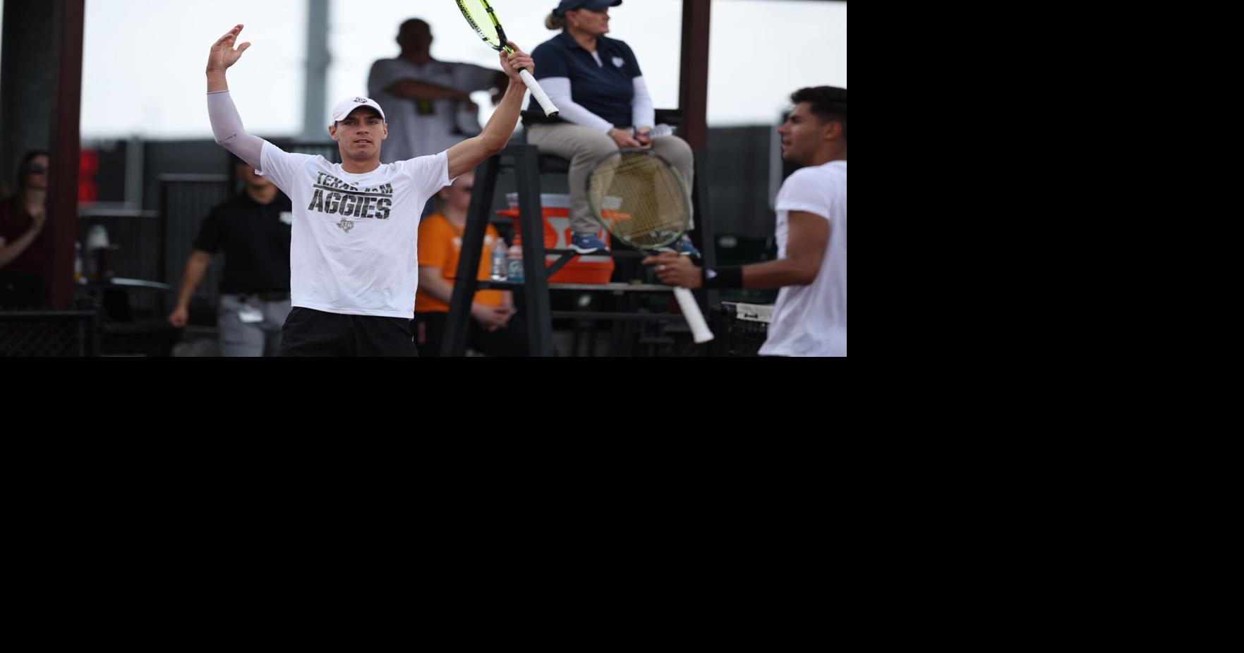 12th-ranked Texas A&M men's tennis team knocks off No. 8 Tennessee ...