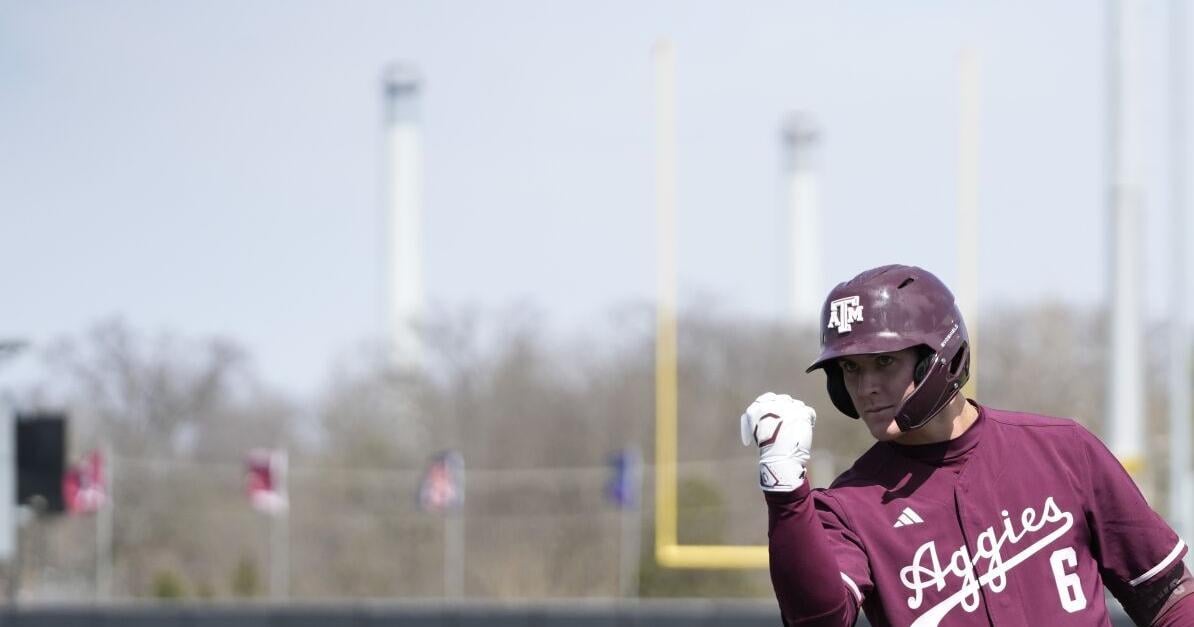Grahovac belts 2 HRs, knocks in 7 as Aggies make quick work of Missouri