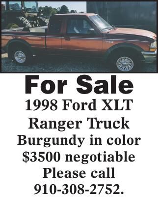For Sale 1998 Ford XLT Ranger Truck