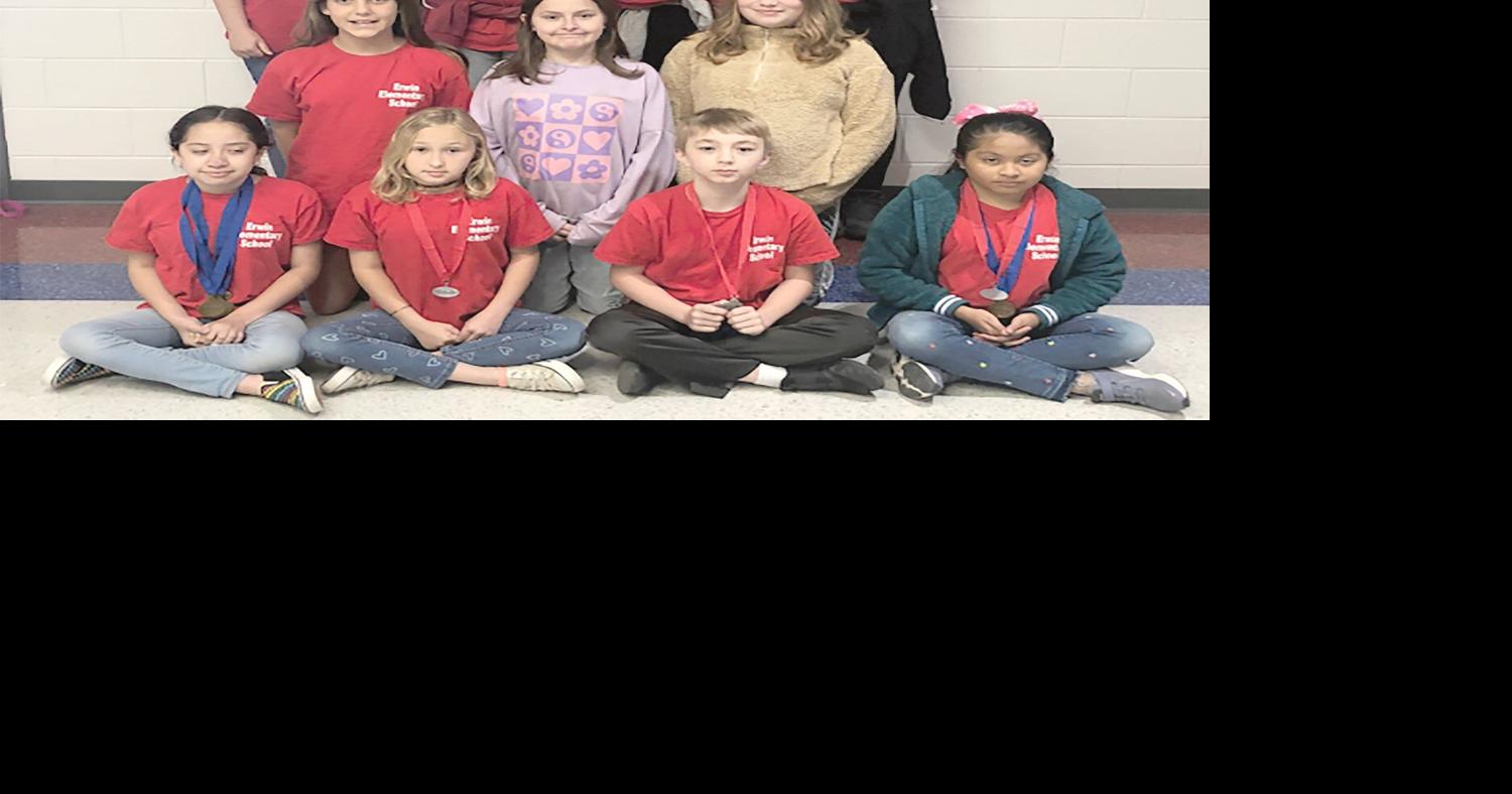 Erwin Elementary students bring medals home to new school School News