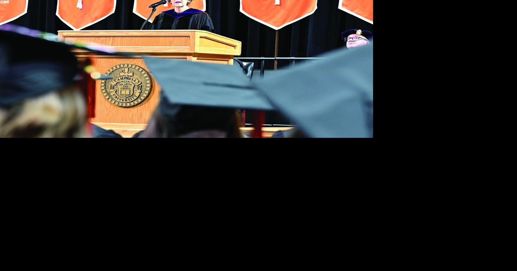 Marshall to Campbell graduates: ‘Never fear being first’ | News ...