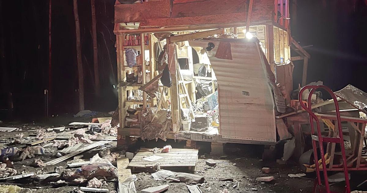 Shed Exploding From Front Storage shed explodes. Sends one man to hospital | Health & Public ...