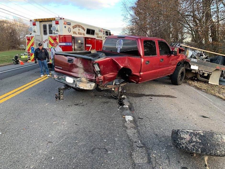 Two hurt in Route 213 crash Police and Fire