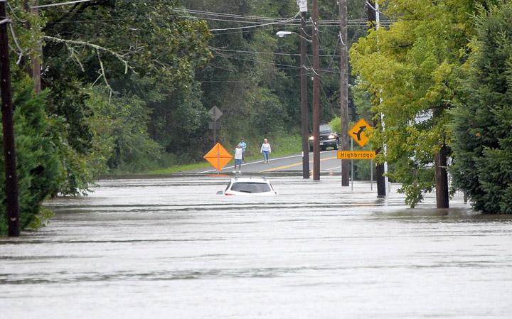 Irene leaves downed trees and flooding in Millington | Kent County ...