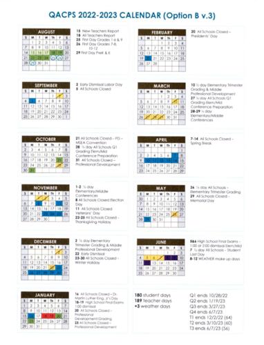 Dorchester District 2 Calendar 2022 2023 Qacps Considering Two Calendar Options For 2022-23 School Year | Schools | Myeasternshoremd.com