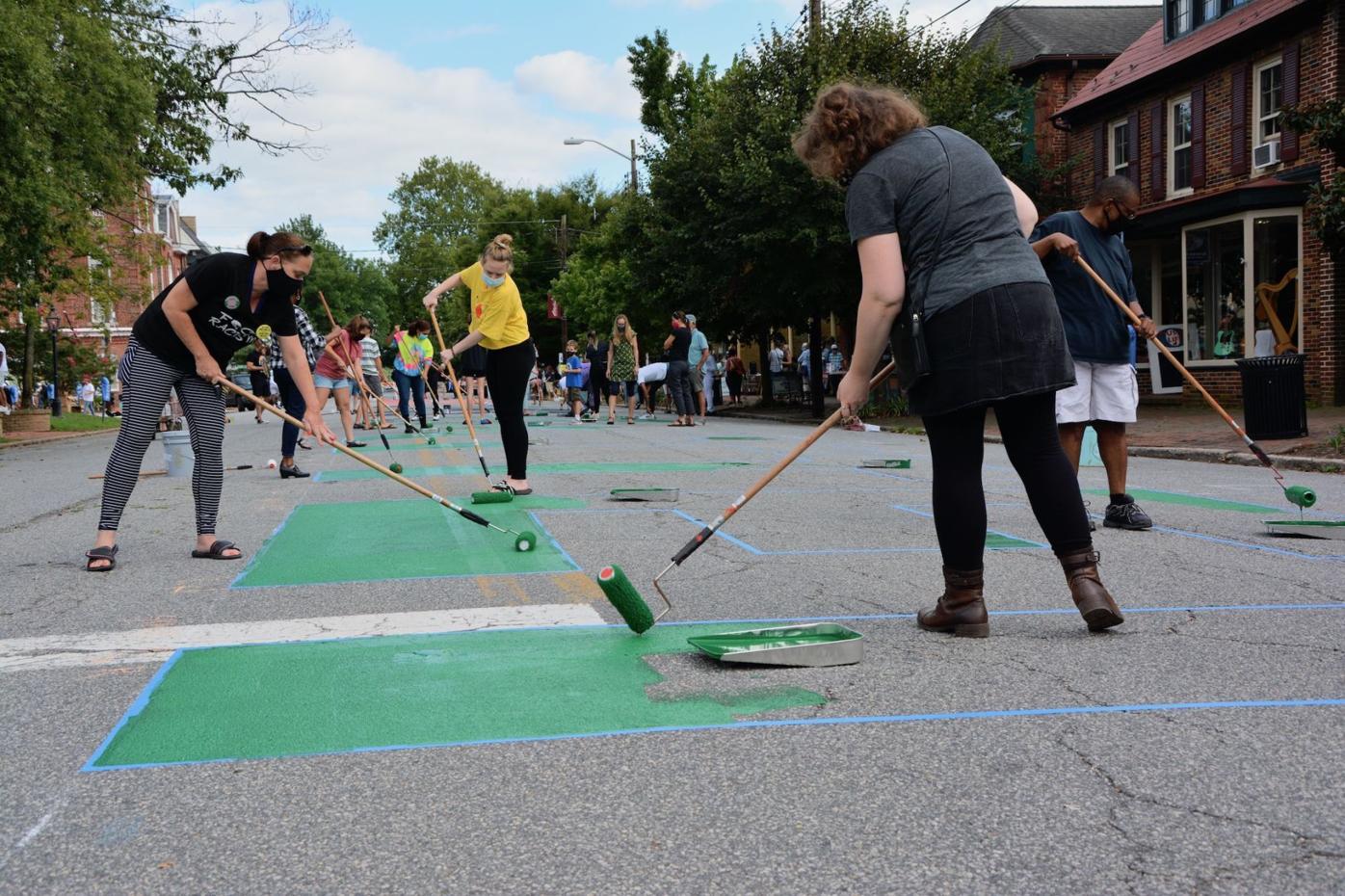 Chestertown Unites Against Racism With Street Mural News Myeasternshoremd Com