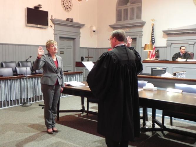 Elected officials and staffs begin taking oaths of offices Dorchester