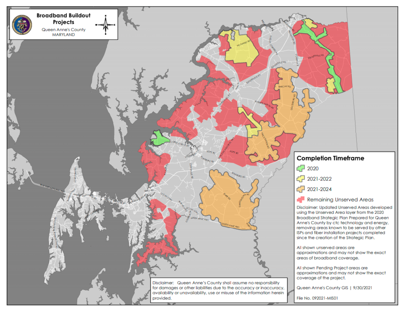 Ctc Internet Coverage Map Qa Enters Grant Pool For Broadband Expansion | News | Myeasternshoremd.com