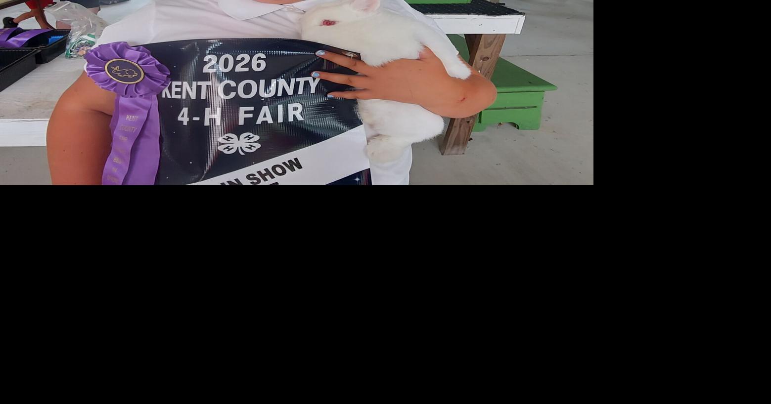 First time 4-H'er Macey Simon takes Best in Show for rabbits
