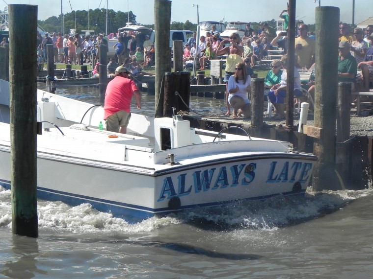 Boatdocking contest draws crowd to Taylors Island Dorchester County