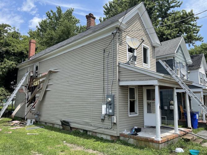 Fire damaged a Washington Street home on Thursday, July 21