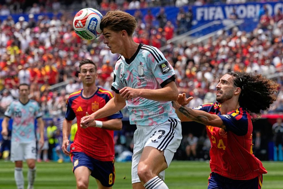 APTOPIX Belgium Spain WCup Soccer