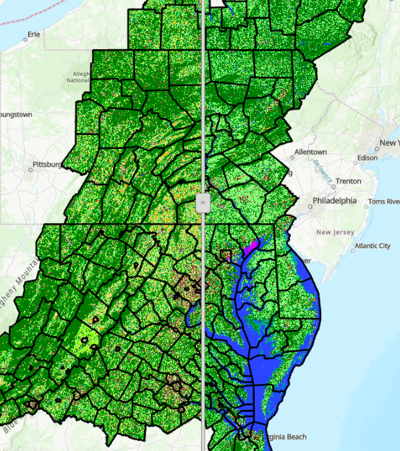 New high-resolution data tool shows state of Chesapeake Bay