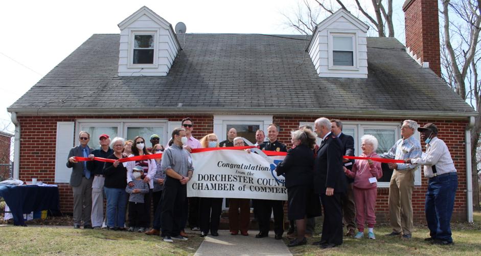 Ribbon cutting at the House of Hope at the Salvation Army