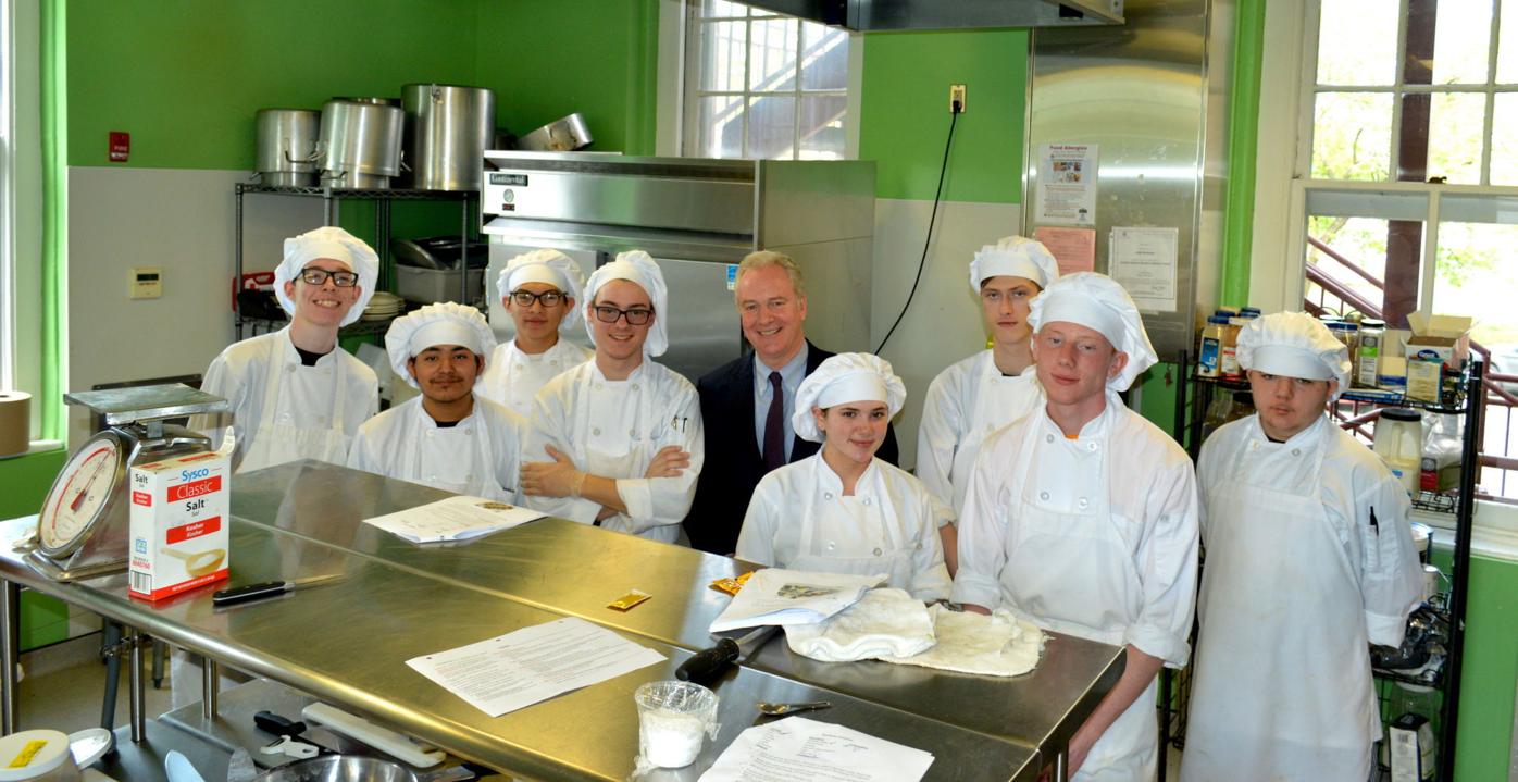 Van Hollen visits Chesapeake Culinary Center | Schools