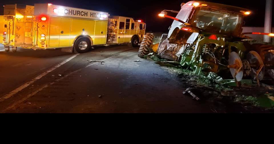 Farm tractor struck by tractor trailer on US 301 Police and Fire