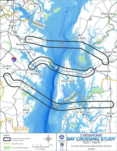 New Bay Bridge Maryland Map Mdta Plans For New Bay Bridge Meet Skepticism From Mid-Shore | News |  Myeasternshoremd.com